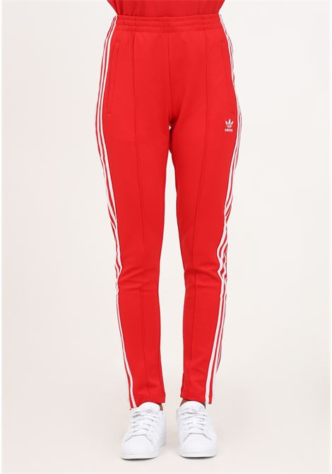 Pantalone sportivo rosso da donna Track Pants Adicolor SST ADIDAS ORIGINALS | IK6603.